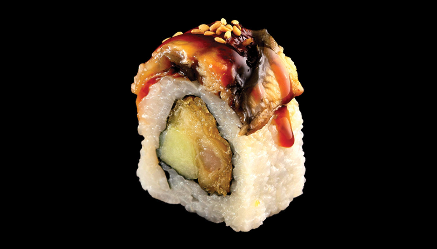 Order  Dragon Roll (8pcs) food online from Sushi Gogo store, Oakland on bringmethat.com