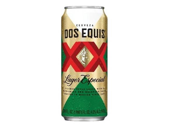 Order Dos Equis Lager - 3x 24oz Cans food online from Southwest Liquor store, Thousand Oaks on bringmethat.com