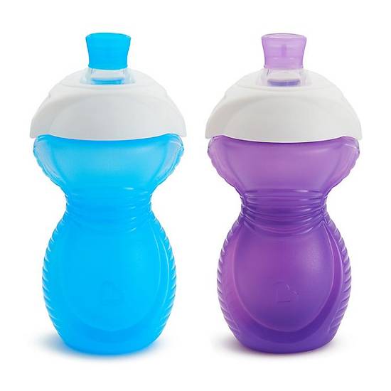 Order Munchkin® Click Lock™ 9 oz. Bite Proof Sippy Cups in Blue/Purple (Set of 2) food online from Bed Bath & Beyond store, Lancaster on bringmethat.com