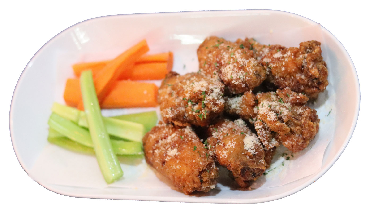 Order Chicken Wings Garlic Butter food online from Pho Fresh Alley & Boba Tea store, Tempe on bringmethat.com