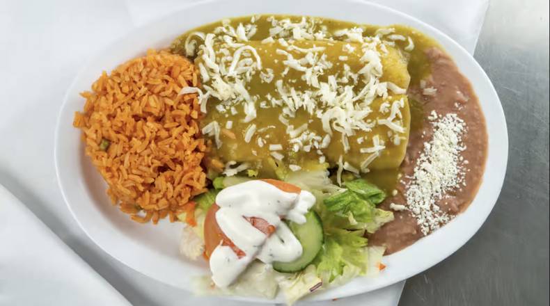 Order Combo #4 (2 Enchiladas) food online from El Portal De Veracruz store, Orange on bringmethat.com