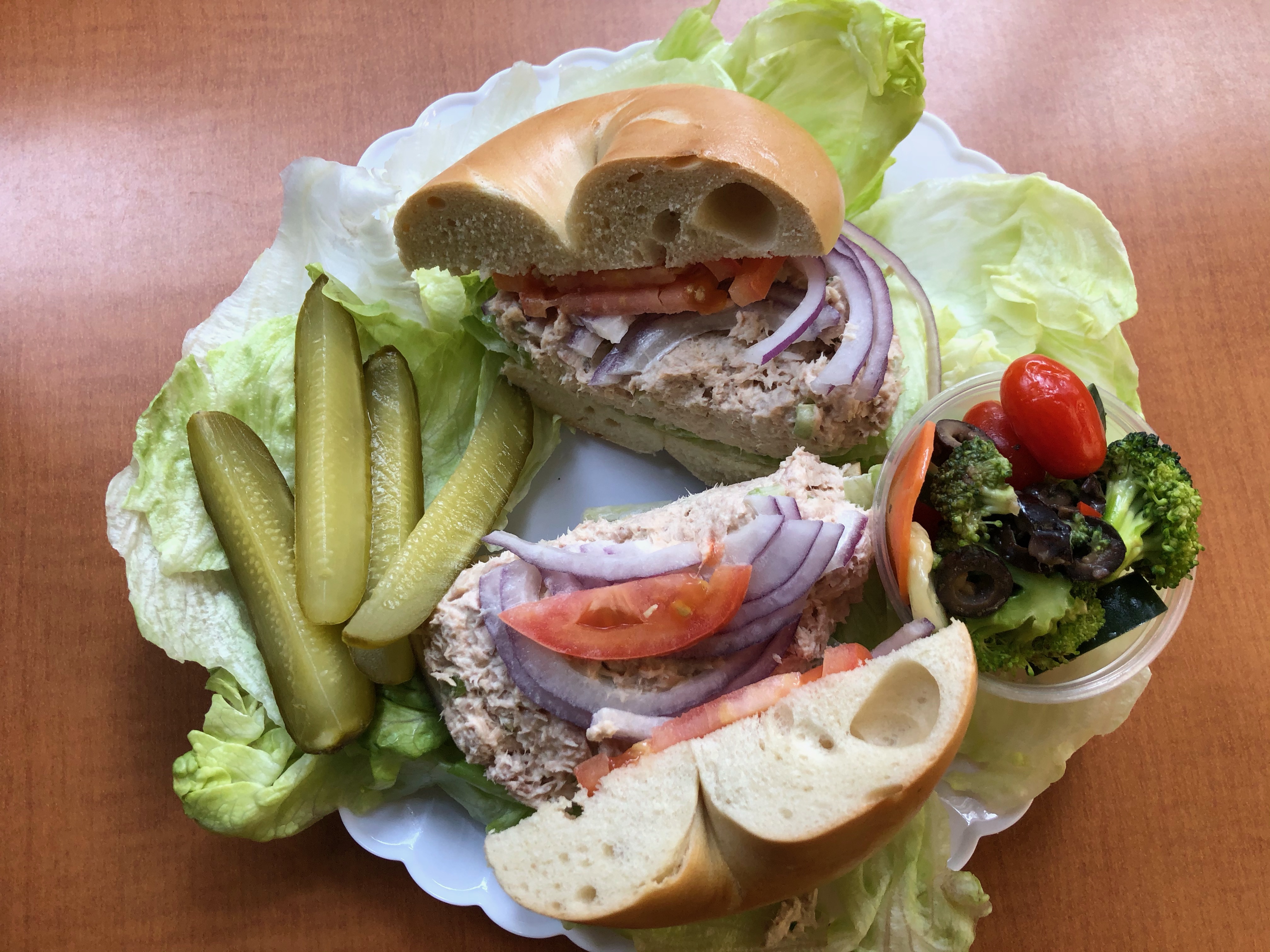 Order Our Classic Tuna Salad Sandwich food online from Bagel boss store, New York on bringmethat.com