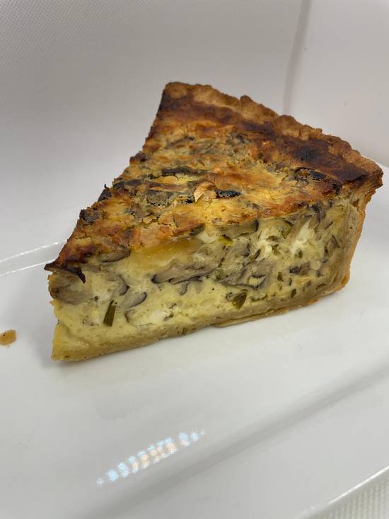 Order Quiche Goat Cheese & Leeks food online from Main Street Bistro & Bakery store, Grapevine on bringmethat.com