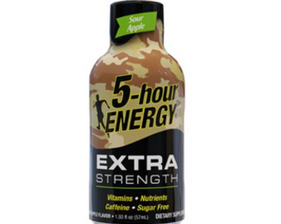 Order 5-Hour Energy Extra Strength Sour Apple 1.93 oz food online from Rebel store, Las Vegas on bringmethat.com