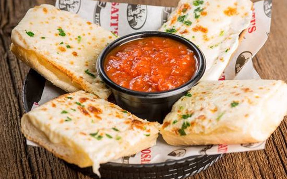 Order Cheesy Garlic Bread - Appetizer food online from Rosati Pizza store, Waukesha on bringmethat.com