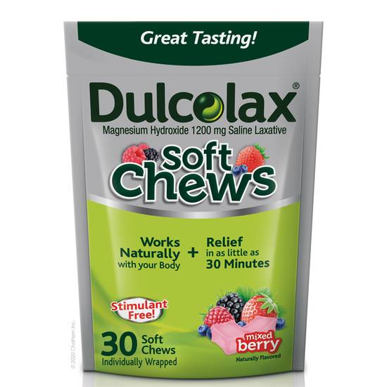 Order Dulcolax Soft Chews (30 ct) food online from Rite Aid store, HERMITAGE on bringmethat.com