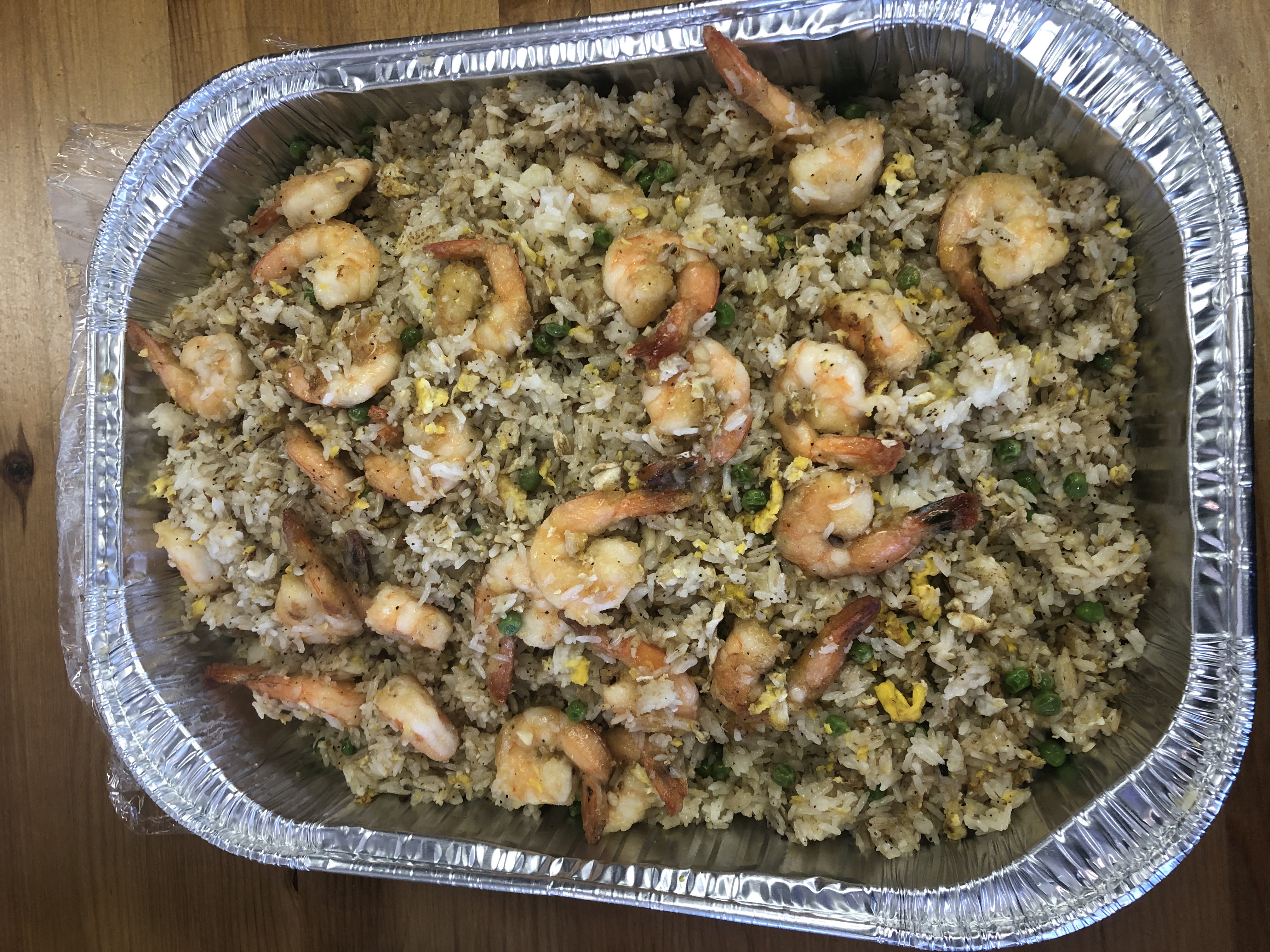 Order Fried rice with shrimp or chicken (Com Chien Tom or Ga) food online from Saigon House store, San Leandro on bringmethat.com
