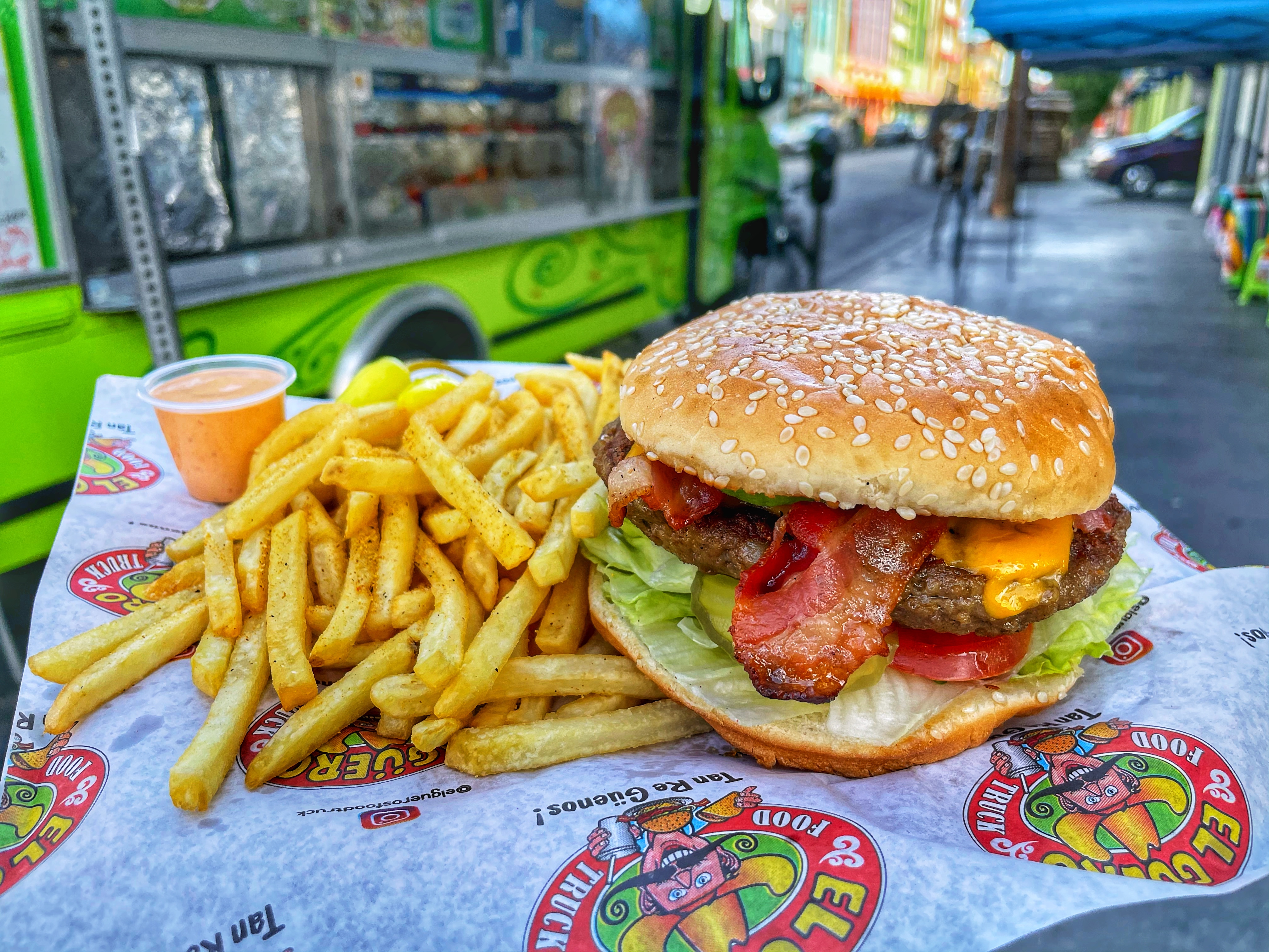 Order Faded Burger  food online from El Güero Truck store, Los Angeles on bringmethat.com
