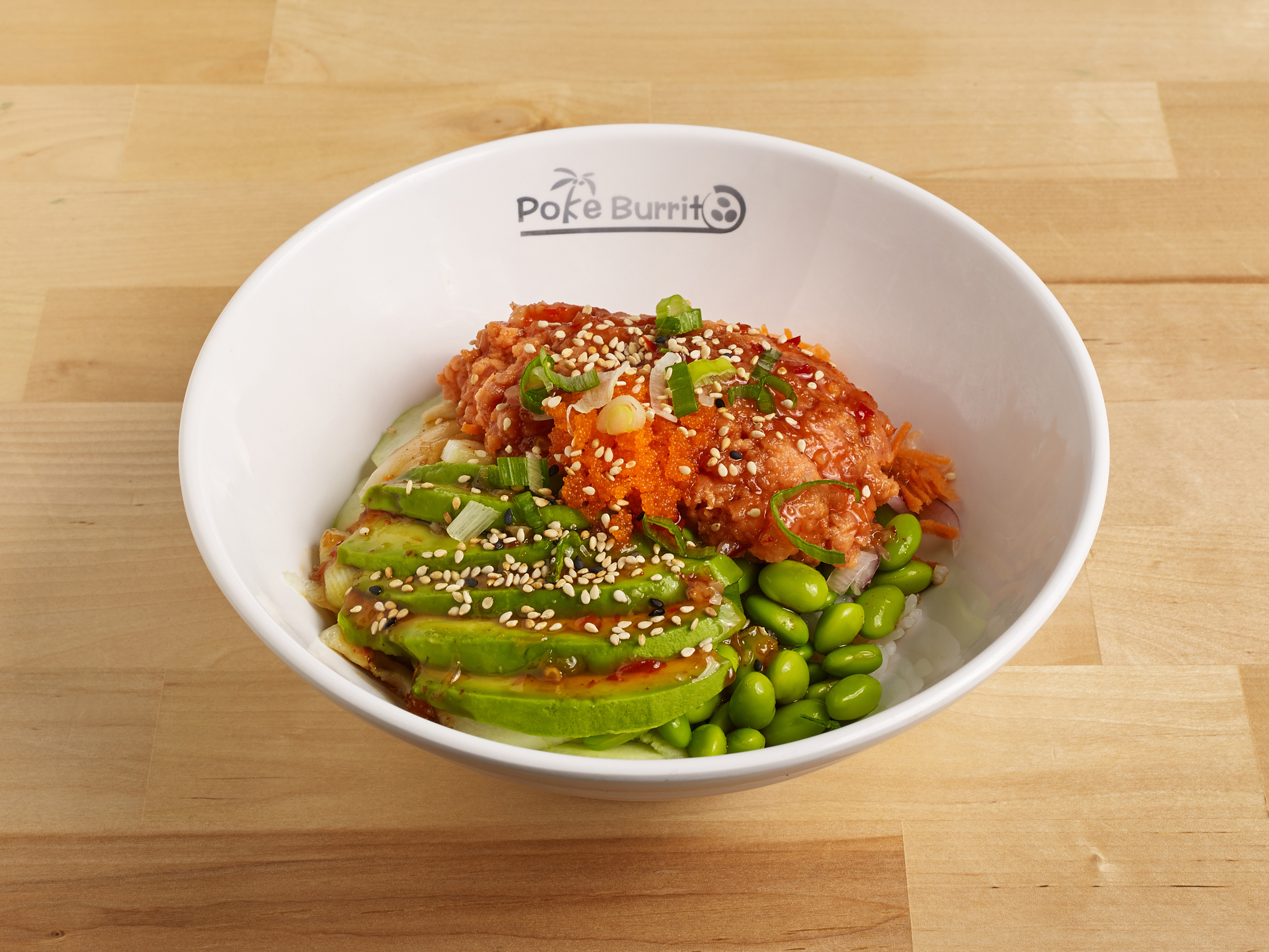 Order H7. Spicy Tuna Poke food online from Poke Burrito store, Deer Park on bringmethat.com