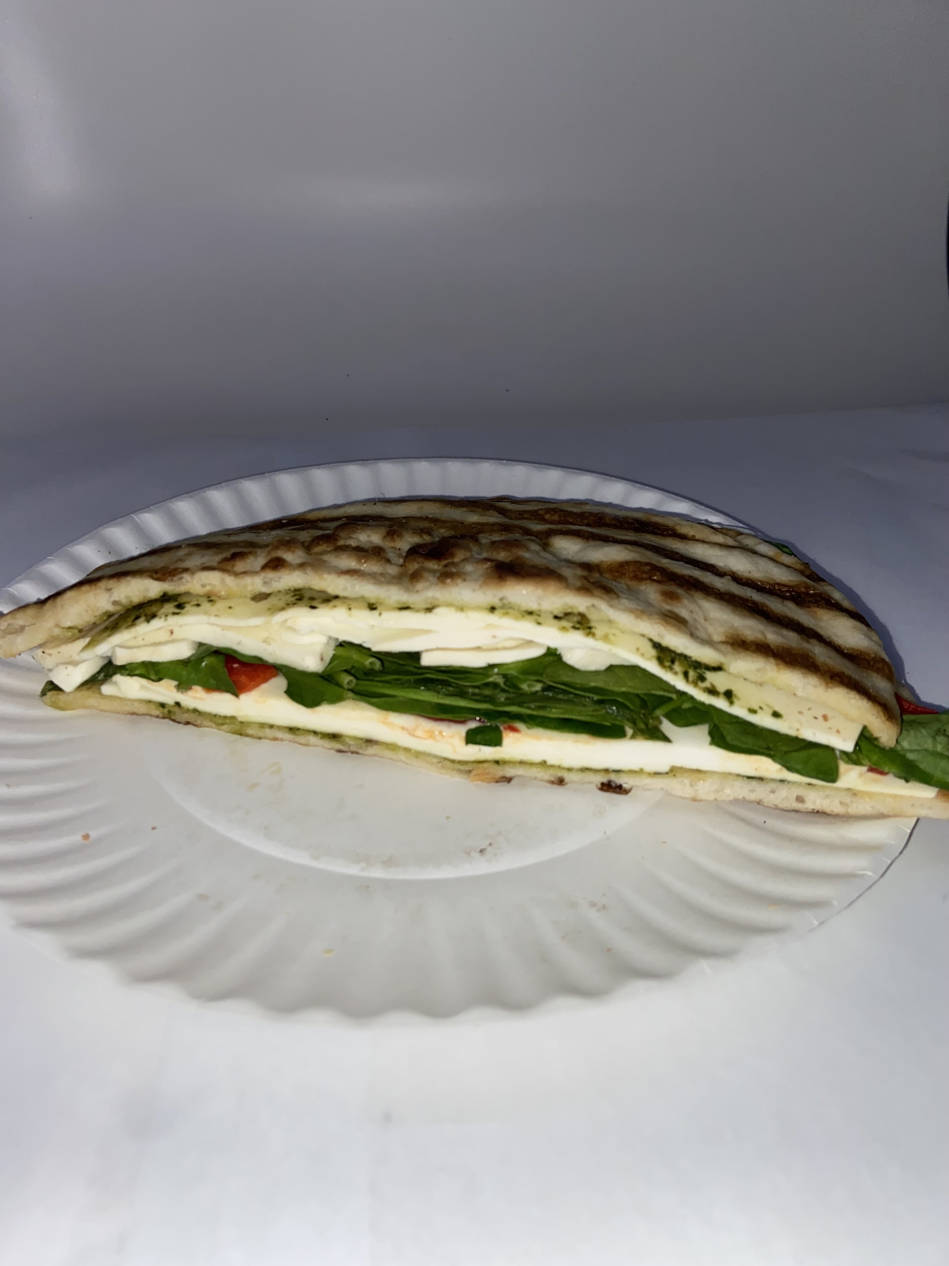 Order FRESH MOZZARELLA PANINI food online from Wholesome Factory store, New York on bringmethat.com