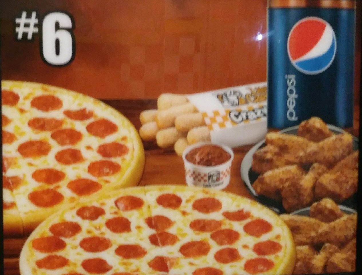 Order 2 PEPPERONI PIZZAS 16 CHICKEN WINGS CRAZY COMBO AND A 2 LITER PEPSI food online from Little Caesars store, Middletown on bringmethat.com