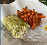 Order Chicken Caesar Wrap food online from South Loop Club store, Chicago on bringmethat.com