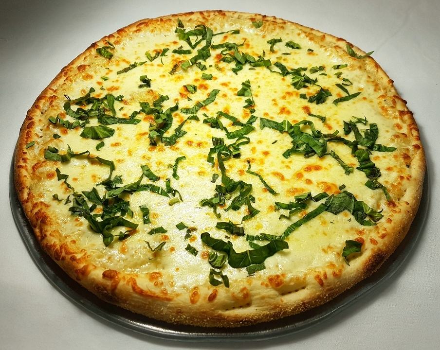 Order Six Cheese Pizza food online from Testo Pepesto Italian Restaurant  store, El Cajon on bringmethat.com