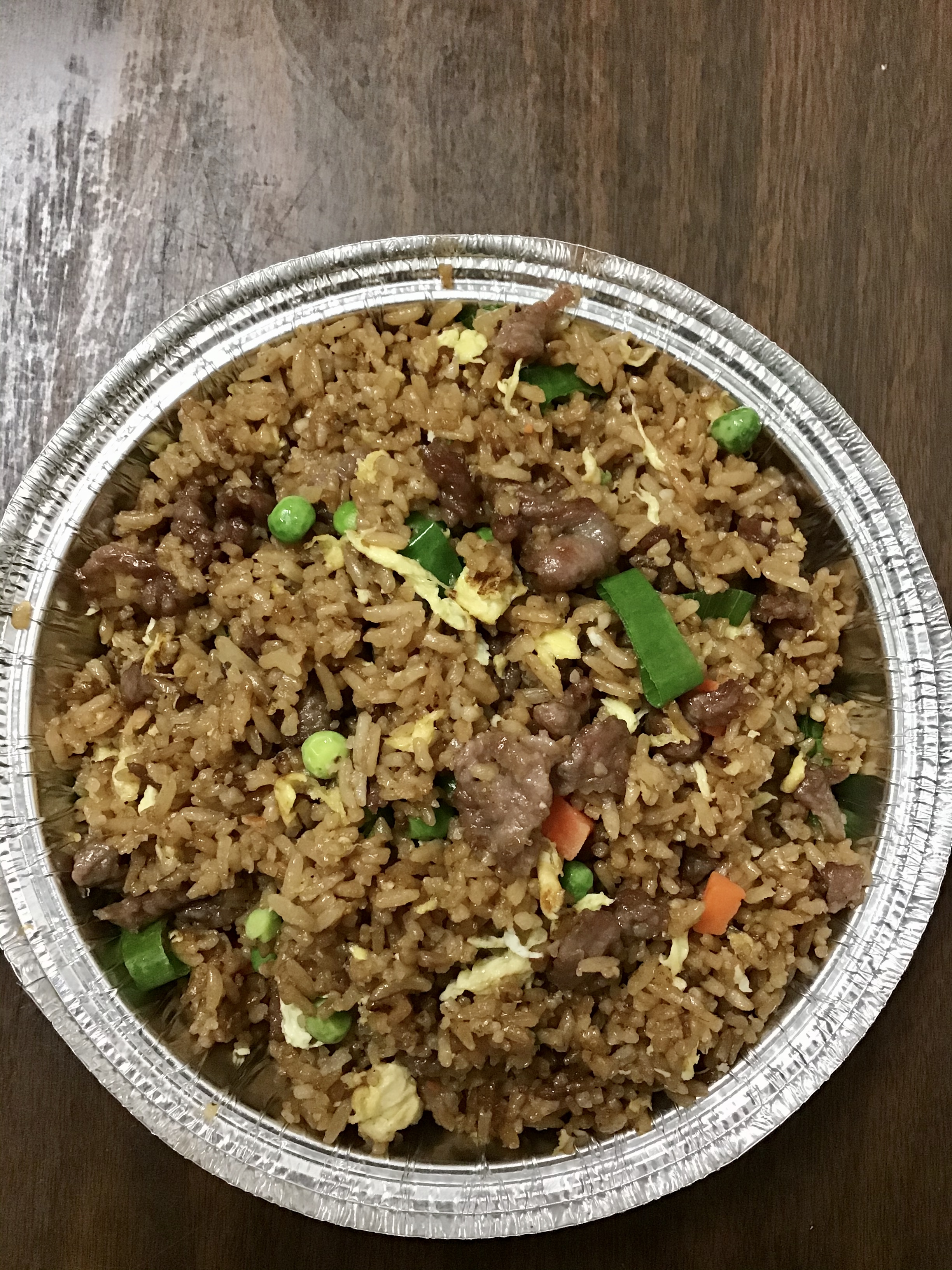 Order Beef Fried Rice food online from Peach Garden store, Bloomington on bringmethat.com