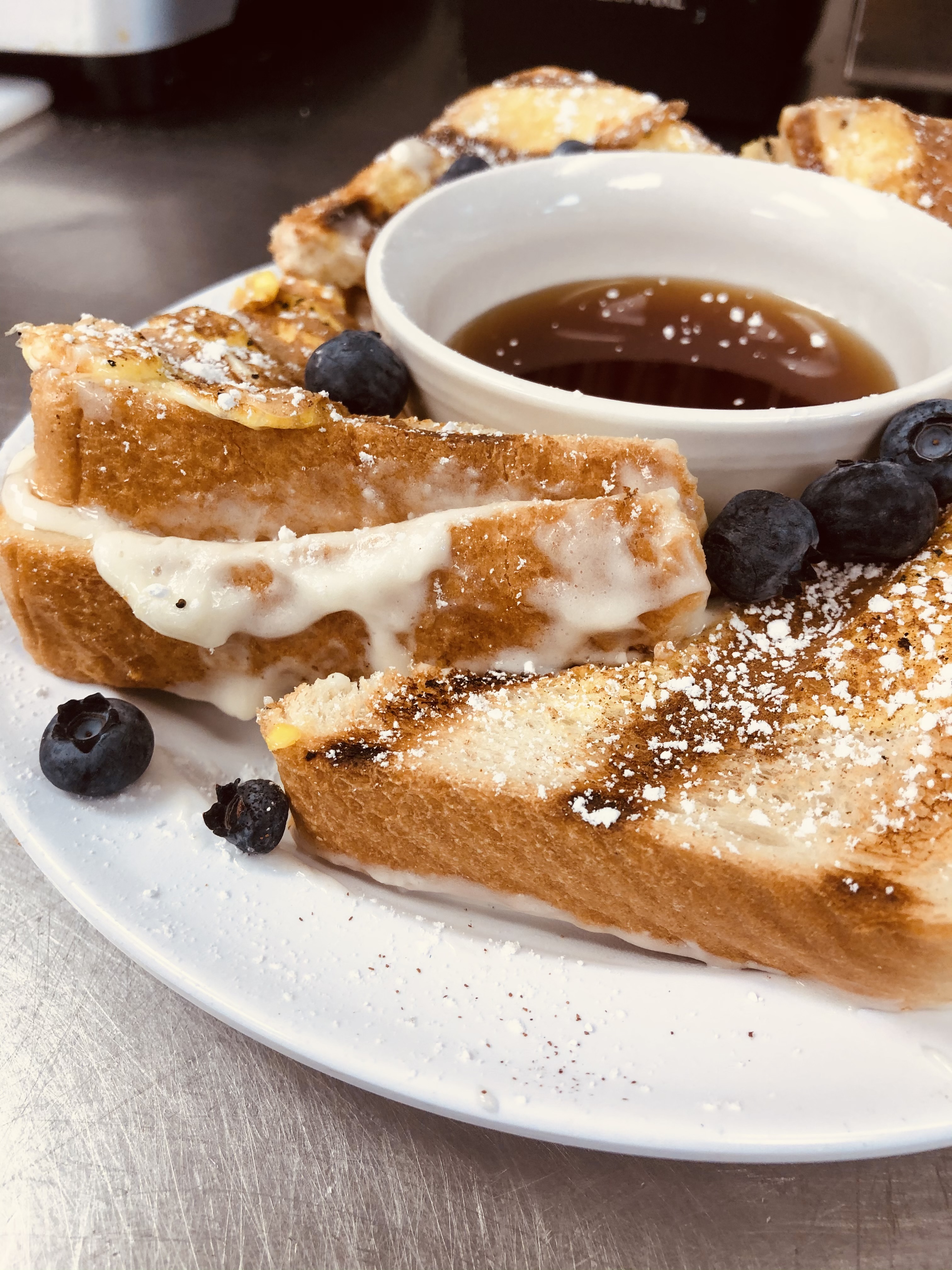 Order Traditional Stuffed French Toast food online from Cafe 19 store, Englewood on bringmethat.com