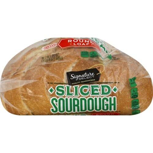 Order Signature Select · Sliced Sourdough Bread Round Loaf (24 oz) food online from Vons store, Arcadia on bringmethat.com