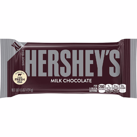 Order Hershey's Milk Chocolate XL 4.4oz food online from 7-Eleven store, Charlotte on bringmethat.com