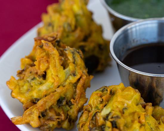 Order Vegetable Pakoras  food online from Tikki Indian Kitchen store, Marina Del Rey on bringmethat.com