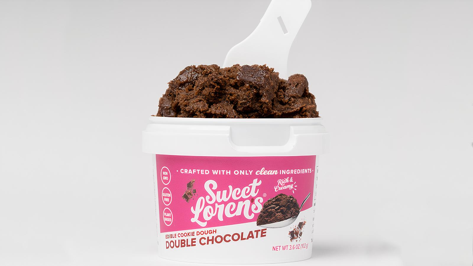 Order Sweet Loren's Double Chocolate Edible Brownie Batter food online from F#Ck Gluten store, Houston on bringmethat.com