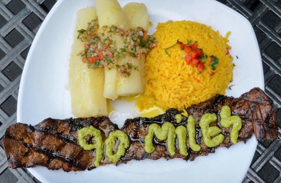 Order CHURRASCO food online from 90 Miles Cuban Cafe store, Chicago on bringmethat.com