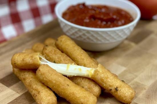 Order Fried Mozzarella food online from Manny & olga's pizza store, Wheaton on bringmethat.com