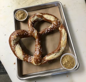 Order Shareable Pretzel food online from Apogee Coffee And Draft store, Olathe on bringmethat.com