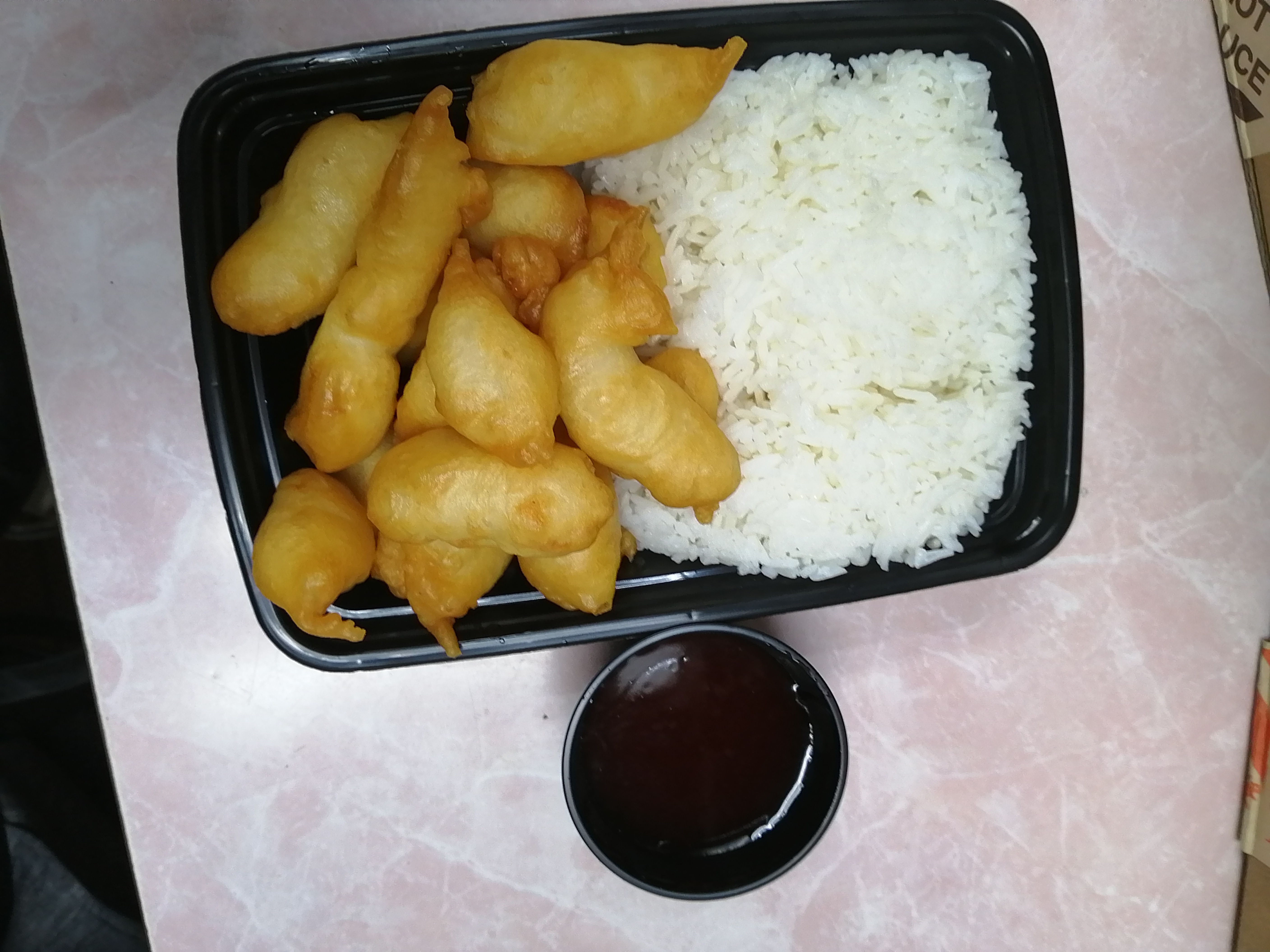 Order C6. Sweet and Sour Chicken Combination Platter food online from Boulevard Chinese Restaurant store, Elmwood Park on bringmethat.com