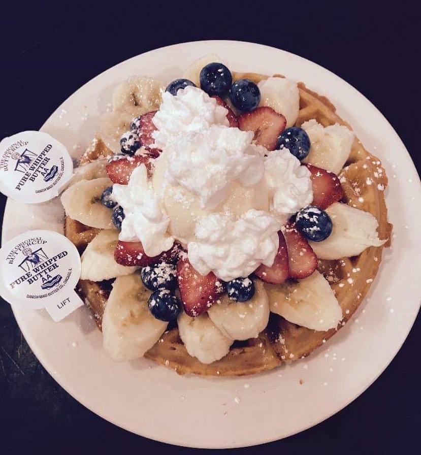 Order National Anthem Waffle food online from Palace Grill store, Chicago on bringmethat.com