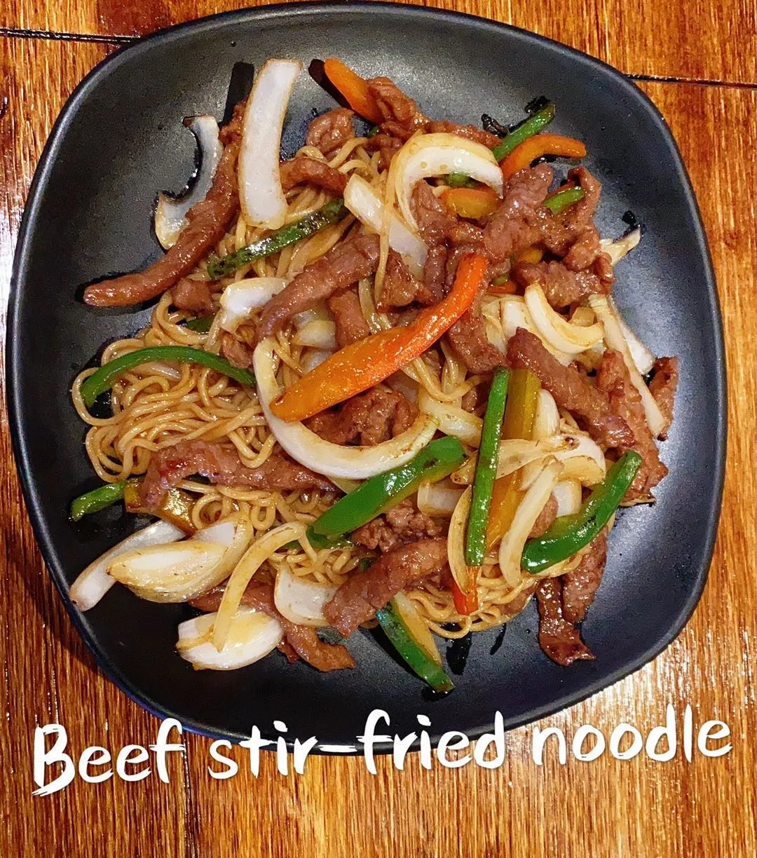 Order N1. Stir Fried Noodle with 2 Items food online from King Noodle And Bar store, Killeen on bringmethat.com