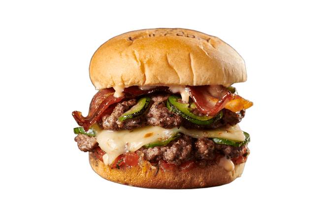 Order SWAG (Spicy Wagyu) BURGER food online from Burgerfi store, Lauderdale by the Sea on bringmethat.com