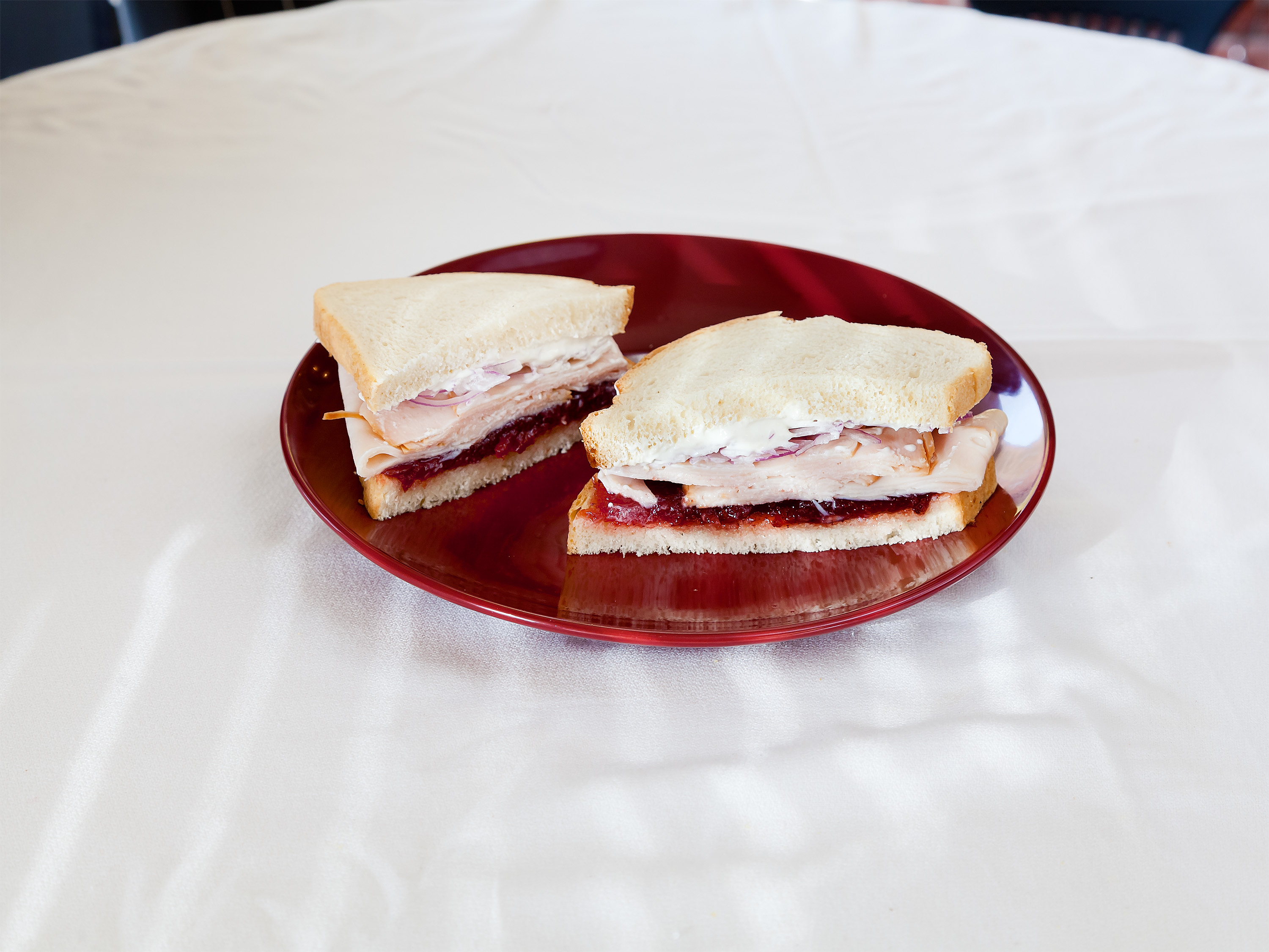 Order Turkey and Cranberry Sandwich food online from Rossi's Cafe & Deli store, Concord on bringmethat.com
