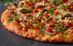 Order Chicken & Garlic Gourmet™ Pizza food online from Round Table Pizza store, Spokane on bringmethat.com