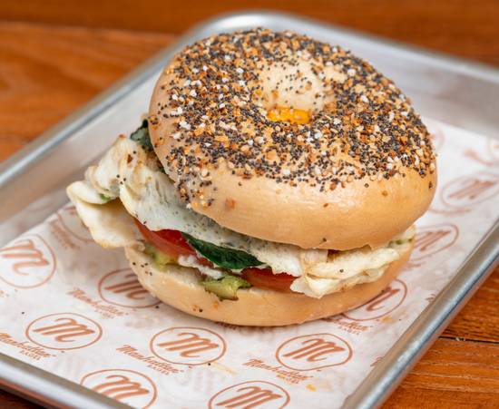 Order Avocado Egg White 510 cal food online from Manhattan Bagel store, Wall on bringmethat.com
