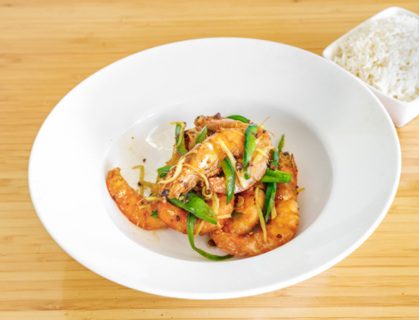 Order Salted Shrimps food online from Benley: A Vietnamese Kitchen store, Long Beach on bringmethat.com