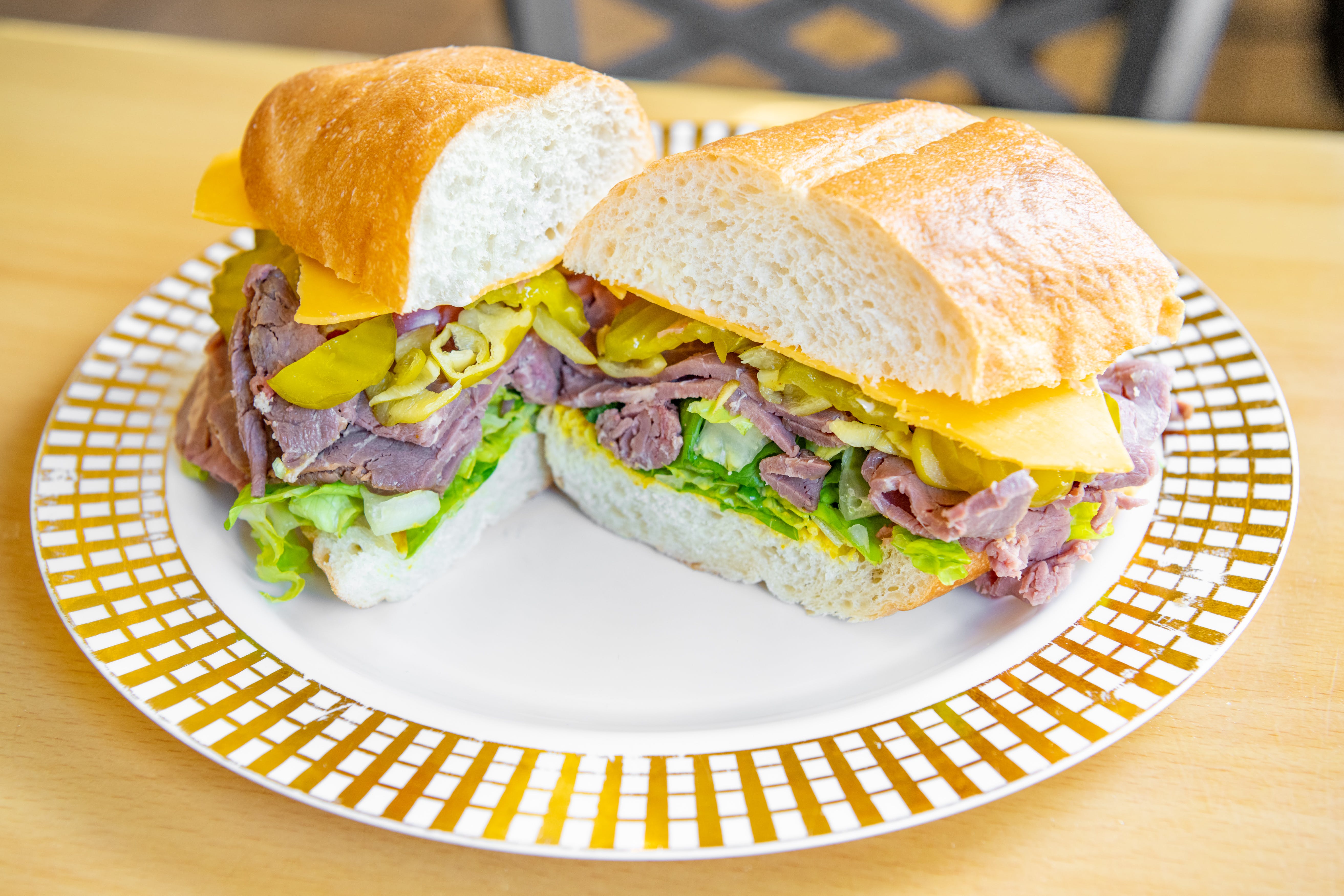 Order Roast Beef Sandwich - Sandwich food online from Castelli Deli Cafe store, Felton on bringmethat.com
