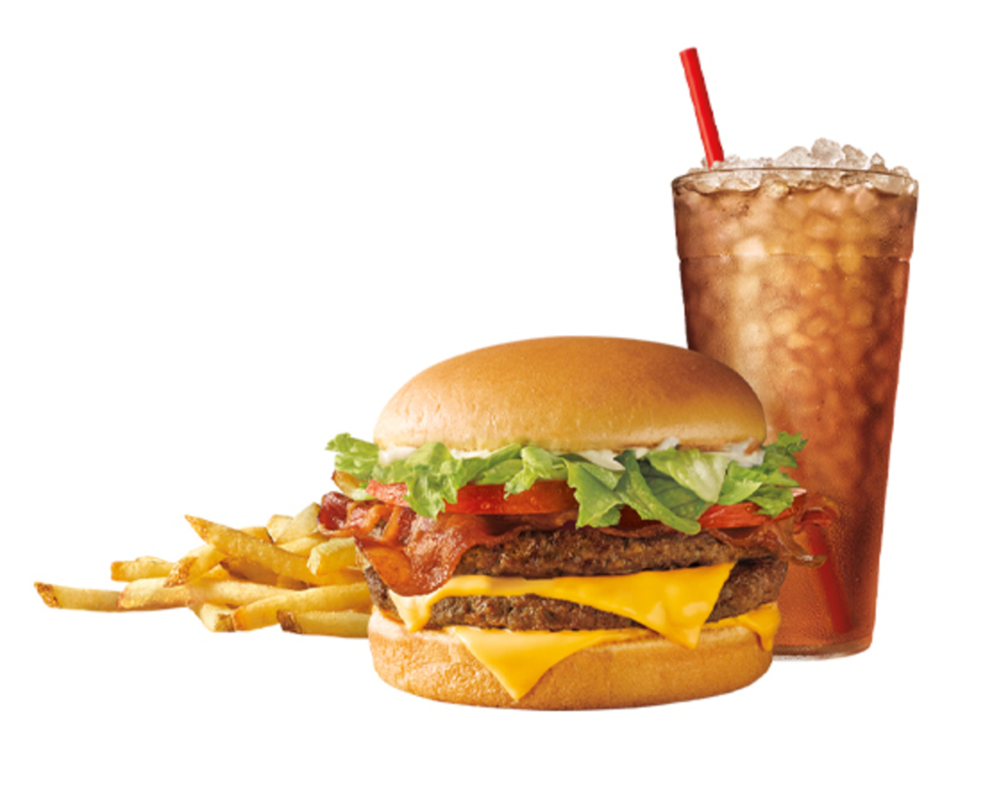 Order SuperSONIC® Bacon Double Cheeseburger Combo food online from Sonic store, Amelia on bringmethat.com