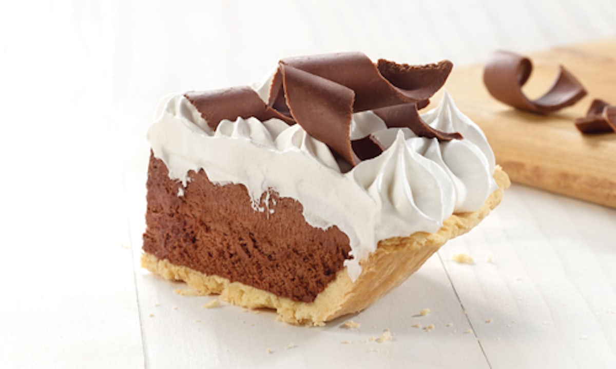 Order French Silk Pie - Slice food online from Famous Dave's store, Riverside on bringmethat.com