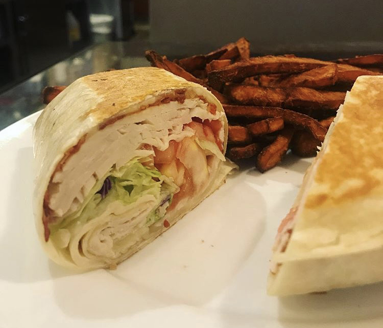 Order Turkey BLT Wrap food online from Bell Diner store, New York on bringmethat.com