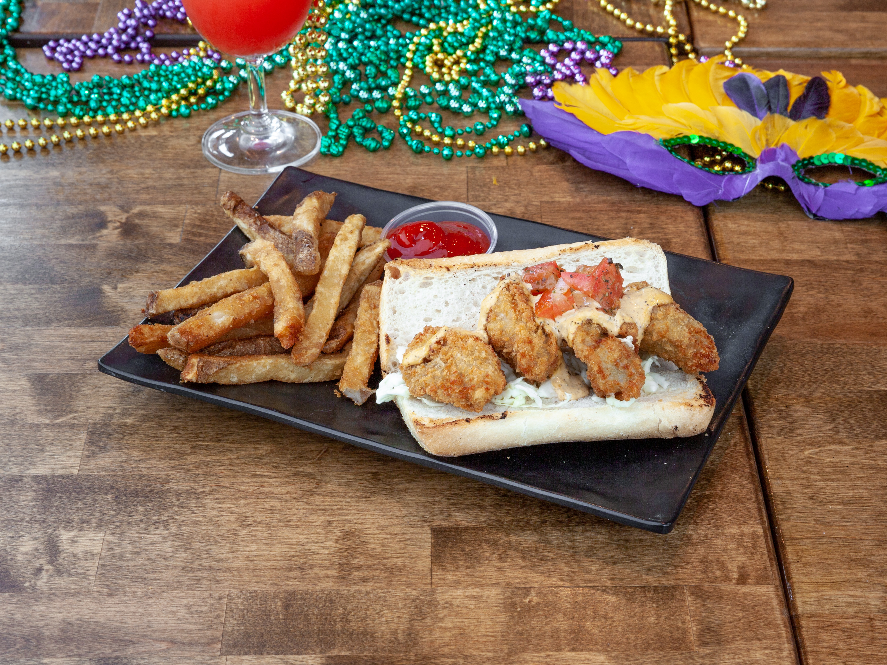 Order Fried Oyster Po'Boy food online from Nola Bar & Kitchen store, Chicago on bringmethat.com