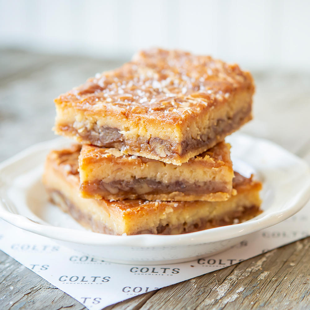 Order Salted Caramel Gooey Butter Bar food online from Colts Chocolate store, Nashville on bringmethat.com