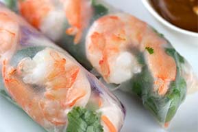 Order 4. Shrimp Spring Rolls food online from Pho Number One store, Mesa on bringmethat.com