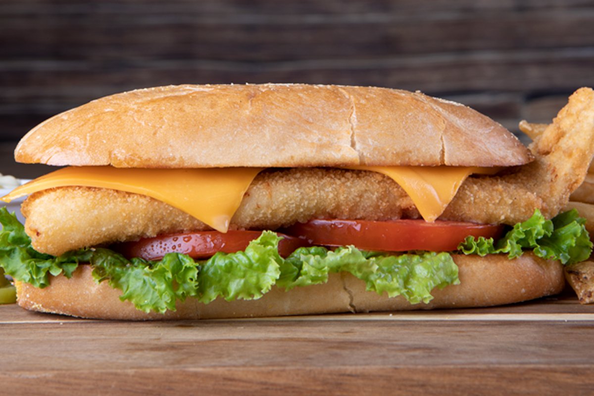 Order Deluxe Fish Sandwich food online from Kings Family Restaurants store, Greensburg on bringmethat.com