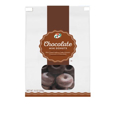 Order 7-Select Mini Chocolate Donut Bag 10oz food online from 7-Eleven store, West Columbia on bringmethat.com