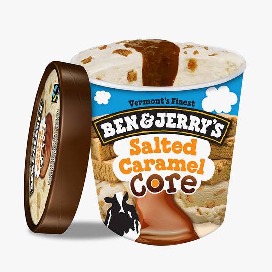 Order Ben & Jerry Ice Cream Salted Caramel Pint food online from Pal Market store, East Palo Alto on bringmethat.com