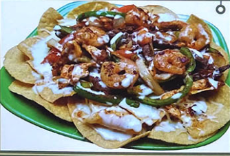 Order Nacho Fajita food online from Tres Caminos Mexican Grill store, Martinsville on bringmethat.com