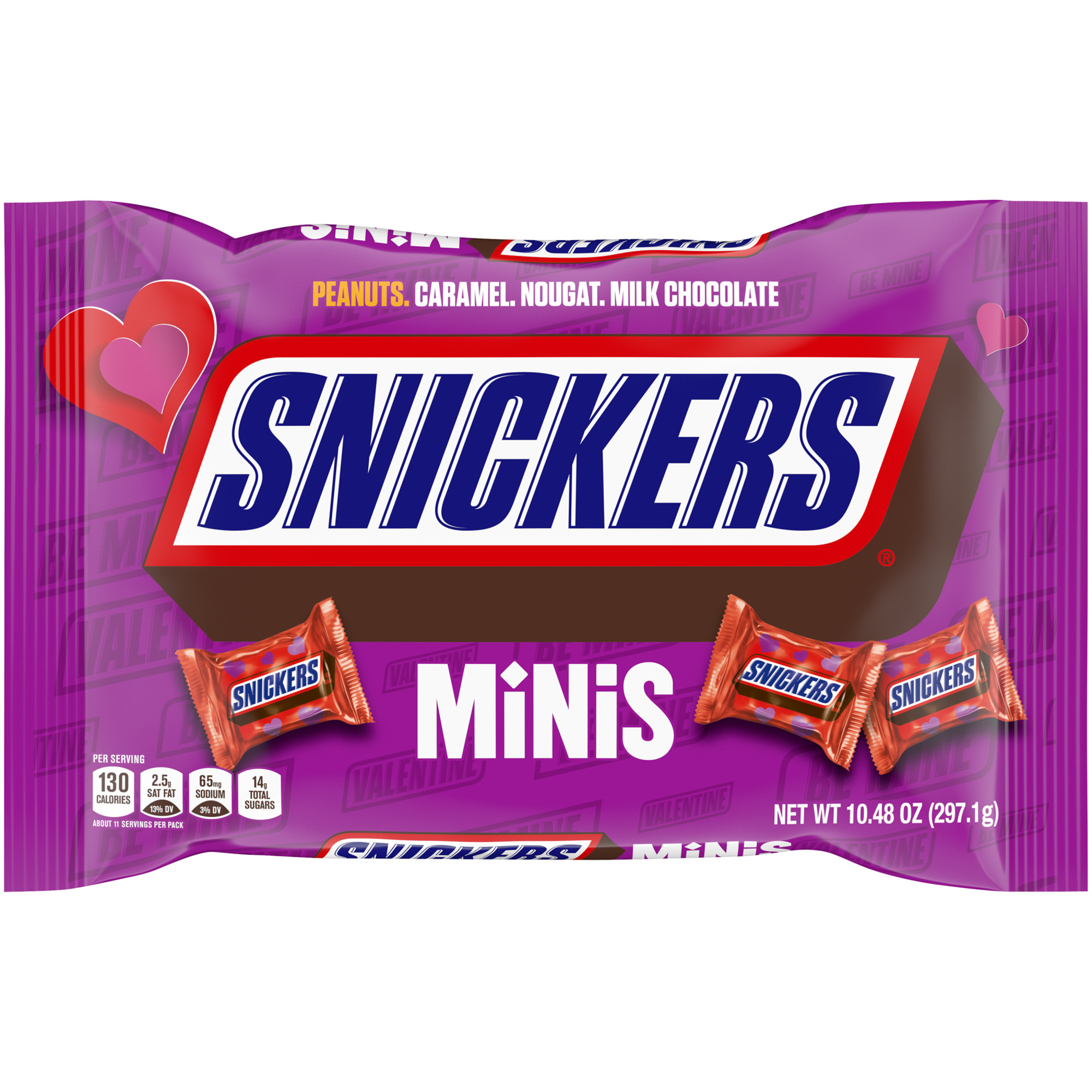Order Snicker's Minis Chocolate Bars Valentine Day Candy - 10.48 oz food online from Rite Aid store, MILLER PLACE on bringmethat.com