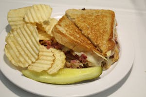 Order REUBEN MELT food online from Millers Country Kitchen store, Middletown on bringmethat.com