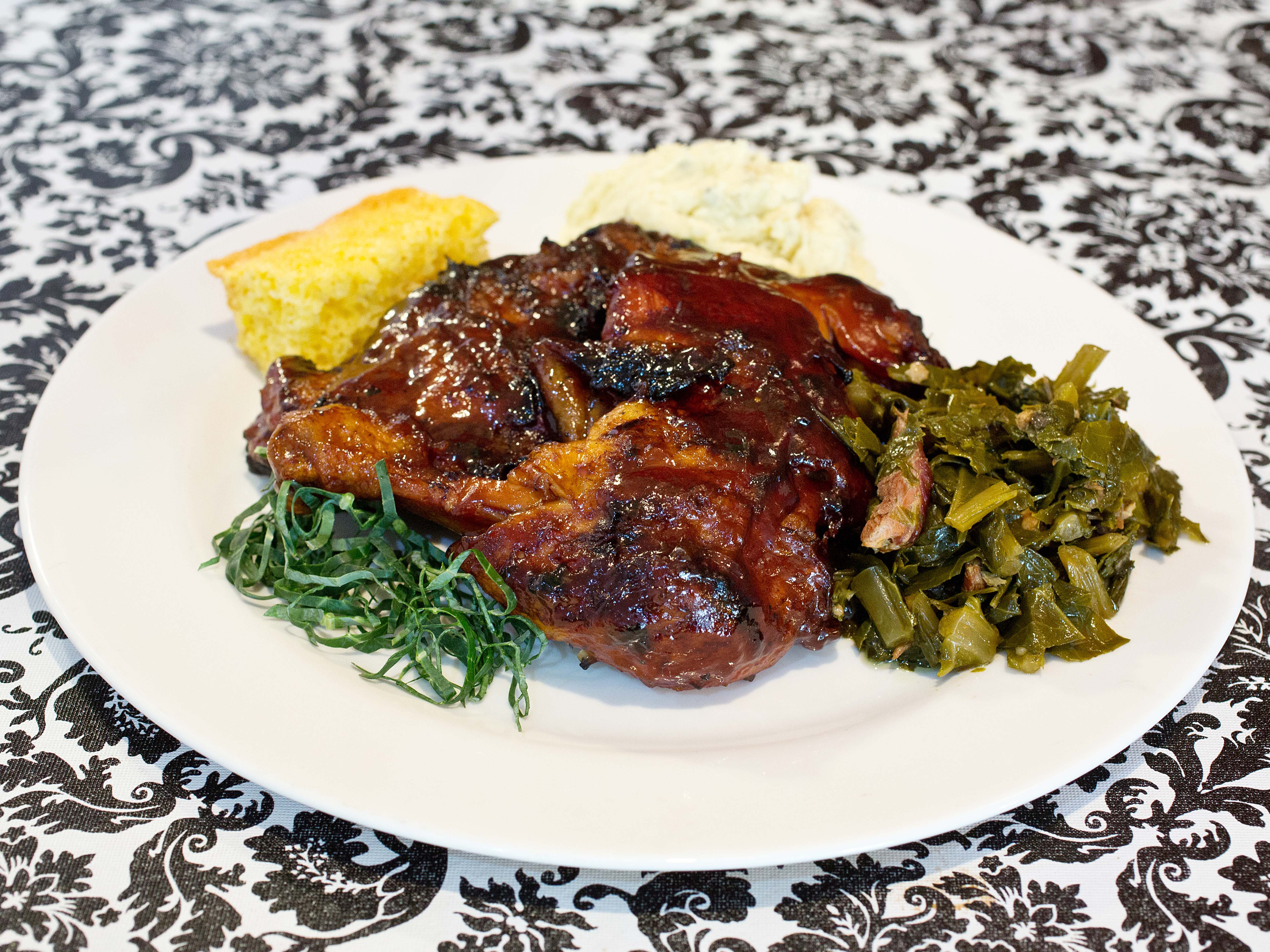 Order Grilled Barbecue Chicken Meal food online from Allie B's Cozy Kitchen store, Albany on bringmethat.com