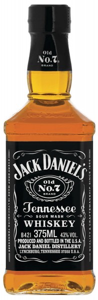 Order 375 ml. Jack Daniel's Black Label Whiskey food online from Mission Bay Liquor store, San Diego on bringmethat.com