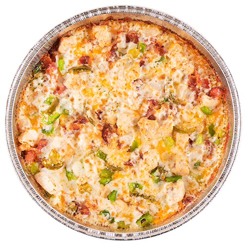 Order Chicken Ranchero 8" Pizza Bowl food online from Johnny's Pizza House on Greenwood Rd store, Shreveport on bringmethat.com
